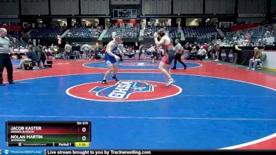 5A-215 lbs Quarterfinal - Jacob Kaster, Winder-Barrow vs Nolan Martin, Jefferson