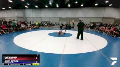 100 lbs Round 1 (8 Team) - Jason Foutz, Pennsylvania vs Aidan Butler, Ohio Gray