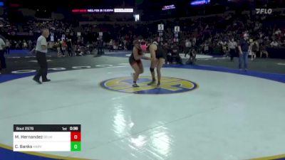 145 lbs Consi Of 16 #1 - Marina Hernandez, Selma vs Chandni Banks, Harvard Westlake