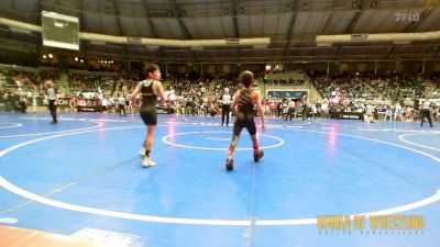 70 lbs Round Of 64 - Tyson Chuculate, Coweta Tiger Wrestling vs Elijah Goku Viruete, Inland Elite Wrestling Club