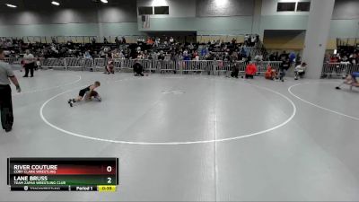 49 lbs Quarterfinal - Lane Bruss, Team Zapas Wrestling Club vs River Couture, Cory Clark Wrestling