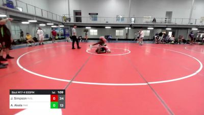 177 lbs Rr Rnd 4 - Jaden Simpson, Revival Elite vs Abdul Akala, Pocono Mountain Regional Wrestling Academy