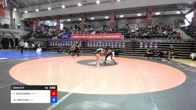 116 lbs Consi Of 4 - Icart Galumette, Campbellsville (Ky.) vs Ariana Martinez, Life (Ga.)