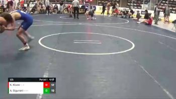 125 lbs Round 3 (6 Team) - Kade Kluce, Flint Tropics vs Adrian Sigurani, Bad Bass WC