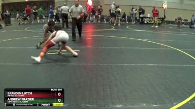 112 lbs Round 1 - Brayden Lutch, Metro All-Stars vs Andrew Frazier, Silverback Academy