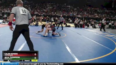 4A 160 lbs Semifinal - Caleb Somers, Canyon Ridge vs Seiya Thompson, Bishop Kelly