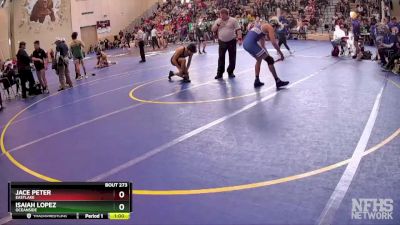 147 Boys Cons. Round 2 - Jace Peter, Eastlake vs Isaiah Lopez, Oceanside