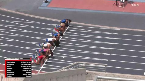Women's 100m, Heat 2