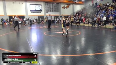 82 lbs Champ. Round 1 - Austin Rambo, Center Point Storm Wrestling vs Landon Forkner, LMWC