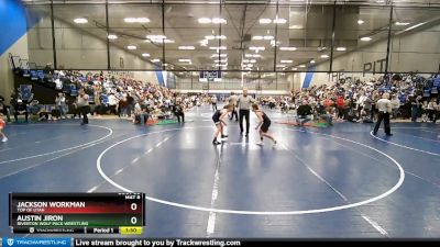 92 lbs Champ. Round 1 - Jackson Workman, Top Of Utah vs Austin Jiron, Riverton Wolf Pack Wrestling