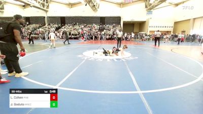 89-M lbs Consi Of 8 #1 - Luke Cohen, Pinelands Wrestling Club vs James Goduto, Wrecking Crew Wrestling Academy