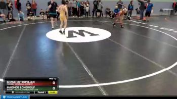 92 lbs Final - Maximos Lonewolf, BETHEL FREESTYLE WRESTLING CLUB vs Shane Ostermiller, PIONEER GRAPPLING ACADEMY