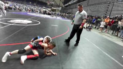 49 lbs Cons. Round 3 - DeAndre Romero, Victory Wrestling-Central WA vs Daniel Torres, Mat Demon Wrestling Club