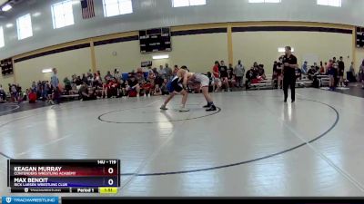 119 lbs Semifinal - Keagan Murray, Contenders Wrestling Academy vs Max Benoit, Rick Larsen Wrestling Club