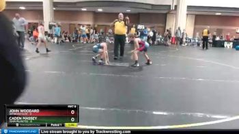 67 lbs Round 4 (6 Team) - Caden Massey, Team Palmetto vs John Woodard, Haywood Elite