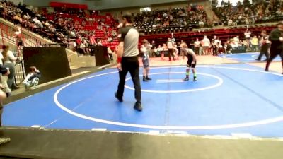 83 lbs Quarterfinal - Wiley Gibson, Black Fox Wrestling Club vs Ripken Eubanks, Genesis Wrestling