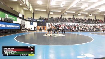 184 lbs Quarterfinal - Alex Kauffman, Central Oklahoma vs Will Martin, Ouachita Baptist