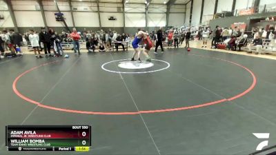 195 lbs 5th Place Match - Adam Avila, Imperial Jr. Wrestling Club vs William Bomba, Team Idaho Wrestling Club