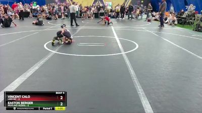 52 lbs Round 2 (8 Team) - Vincent Calo, Lake WC vs Easton Berger, Highland Medina