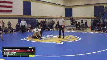 165 lbs Placement (16 Team) - Brendan Kiernan, Williams College vs David Kurker, Southern Maine