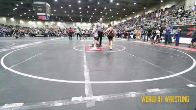 100 lbs Quarterfinal - Damian Martinez, Vacaville Wrestling Club vs Merrick Stewart, Hillsboro Mat Club