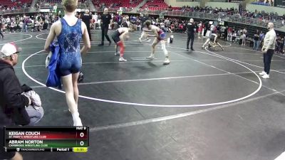 132 lbs Cons. Round 1 - Abram Norton, Cambridge Wrestling Club vs Keigan Couch, St. Mary`s Wrestling Club