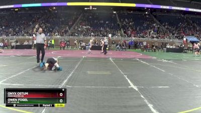 D4-106 lbs Cons. Round 3 - Onyx Ostum, Manchester HS vs Owen Fogel, St Louis HS