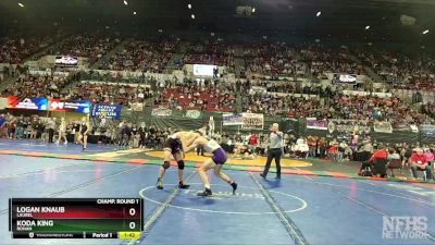 A - 152 lbs Quarterfinal - Koda King, Ronan vs Logan Knaub, Laurel