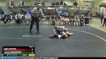 110 lbs Round 1 (6 Team) - Logan Christopher, Untouchables-Olympia vs Josh Ledford, Ares