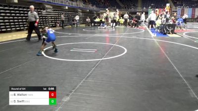 60 lbs Round Of 64 - Beau Walton, Twin Valley vs Donnie Swift, Erie School District