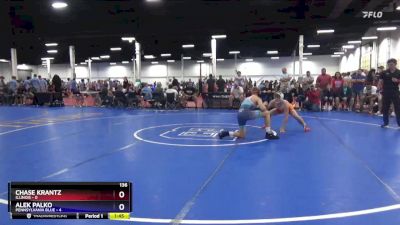 136 lbs Round 3 (8 Team) - Chase Krantz, Illinois vs Alek Palko, Pennsylvania Blue