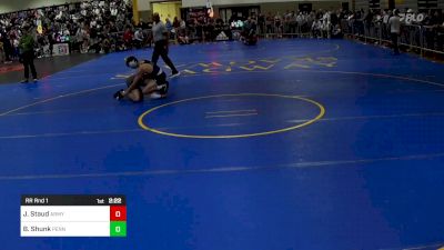 133B lbs Rr Rnd 1 - Jake Staud, Army vs Baylor Shunk, Penn State