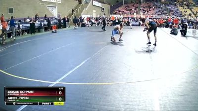 125 lbs Semis & 3rd Wb (16 Team) - James Joplin, Lander vs Jaxson Rohman, Augustana (SD)