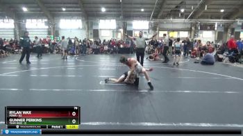 76 lbs Round 4 (6 Team) - Rylan Wax, POWA vs Gunner Perkins, Team Ohio