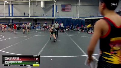 84 lbs Round 2 (8 Team) - Bronson Hummer, Kraken vs Townes Byers, Terps East Coast Elite