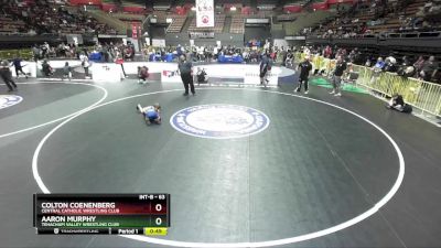 63 lbs Cons. Round 6 - Colton Coenenberg, Central Catholic Wrestling Club vs Aaron Murphy, Tehachapi Valley Wrestling Club