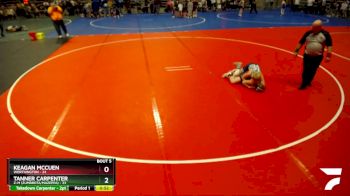 115 lbs Semis & 1st Wrestleback (8 Team) - Keagan McCuen, Worthington vs Tanner Carpenter, Z-M (Zumbrota/Mazeppa)