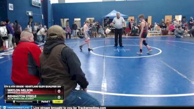 100 lbs Semifinal - Remington Steele, All In Wrestling Academy vs Waylon Nelson, Grangeville Youth WC