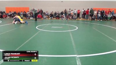144 lbs Cons. Round 2 - Lance Frankart, Mohawk vs Julian McGinty, Ontario
