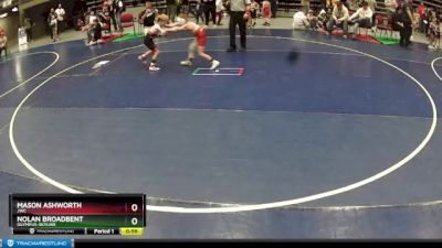 59 lbs Cons. Round 4 - Nolan Broadbent, Olympus-Skyline vs Mason Ashworth, JWC