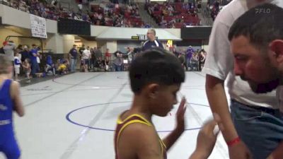 52 lbs Quarterfinal - Bodie Stanley, Buzzsaw vs Alonso Garcia, Moses Lake Wrestling Club