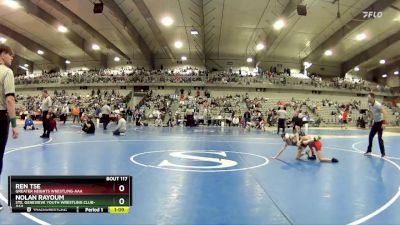 55 lbs 1st Place Match - Nolan Rayoum, Ste. Genevieve Youth Wrestling Club-AAA vs Ren Tse, Greater Heights Wrestling-AAA