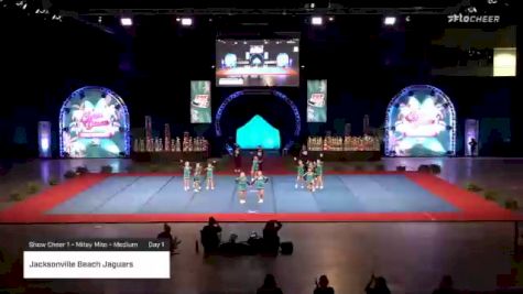 Jacksonville Beach Jaguars [2020 Show Cheer 1 - Mitey Mite - Medium Day 1] 2020 Pop Warner National Cheer & Dance Championship