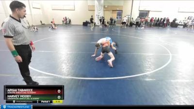 85 lbs Cons. Semi - Harvey Moody, Sanderson Wrestling Academy vs Apisai Tabakece, Sublime Wrestling Academy