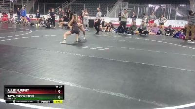 W 127 lbs Round 2 (4 Team) - Allie Murphy, Montana vs Taya Crookston, USA