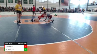 129-133 lbs Cons. Round 1 - Alexander Vega, Omega Training Center vs Lincoln Yerby, Morton Youth