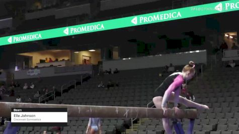 Elle Johnson - Beam, Cincinnati Gymnastics - 2022 Elevate the Stage Toledo presented by Promedica