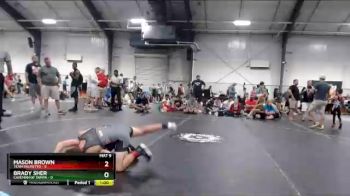 72 lbs Round 4 (8 Team) - Mason Brown, Team Palmetto vs Brady Sher, Caveman Of Tampa