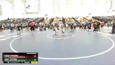 87 lbs Quarterfinal - Mert Ozturk, Green Machine Wrestling Club Inc vs Casey Powers, Long Beach Gladiators Wrestling