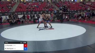 87 kg Rnd Of 32 - Carlos Alvarado, Cowboy RTC vs Matthew Rodriguez, Tiger Den Wrestling Club